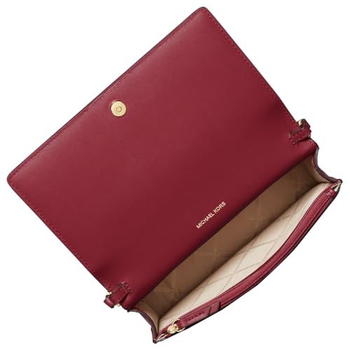 Michael Kors Jet Set Medium Flap Crossbody Bag for Women Travel Everyday Chic Fashion Statement Compact Size