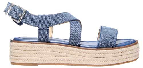 Michael Kors Women's Lynn Espadrille Sandal + Summer Casual Comfort + Beach Vacation + Stylish Comfort + Size 7 + Summer