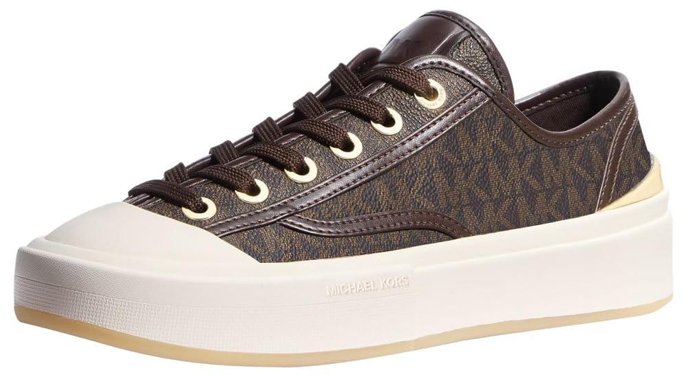 Michael Kors Women's Jude Lace Up Sneaker + Stylish + Casual + Fashionable + Lightweight + Breathable + Comfortable + Va