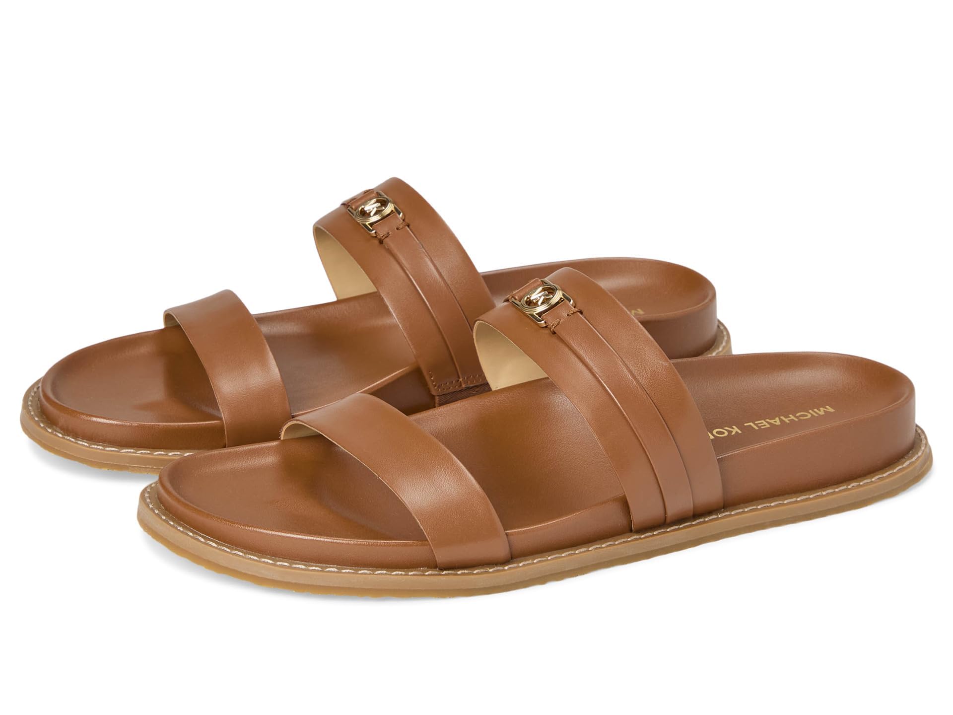 Michael Kors Women's Mandy Flat Sandal Slide for Casual Wear
| Michael Kors Women's Mandy Flat Sandal Slide with Adjust