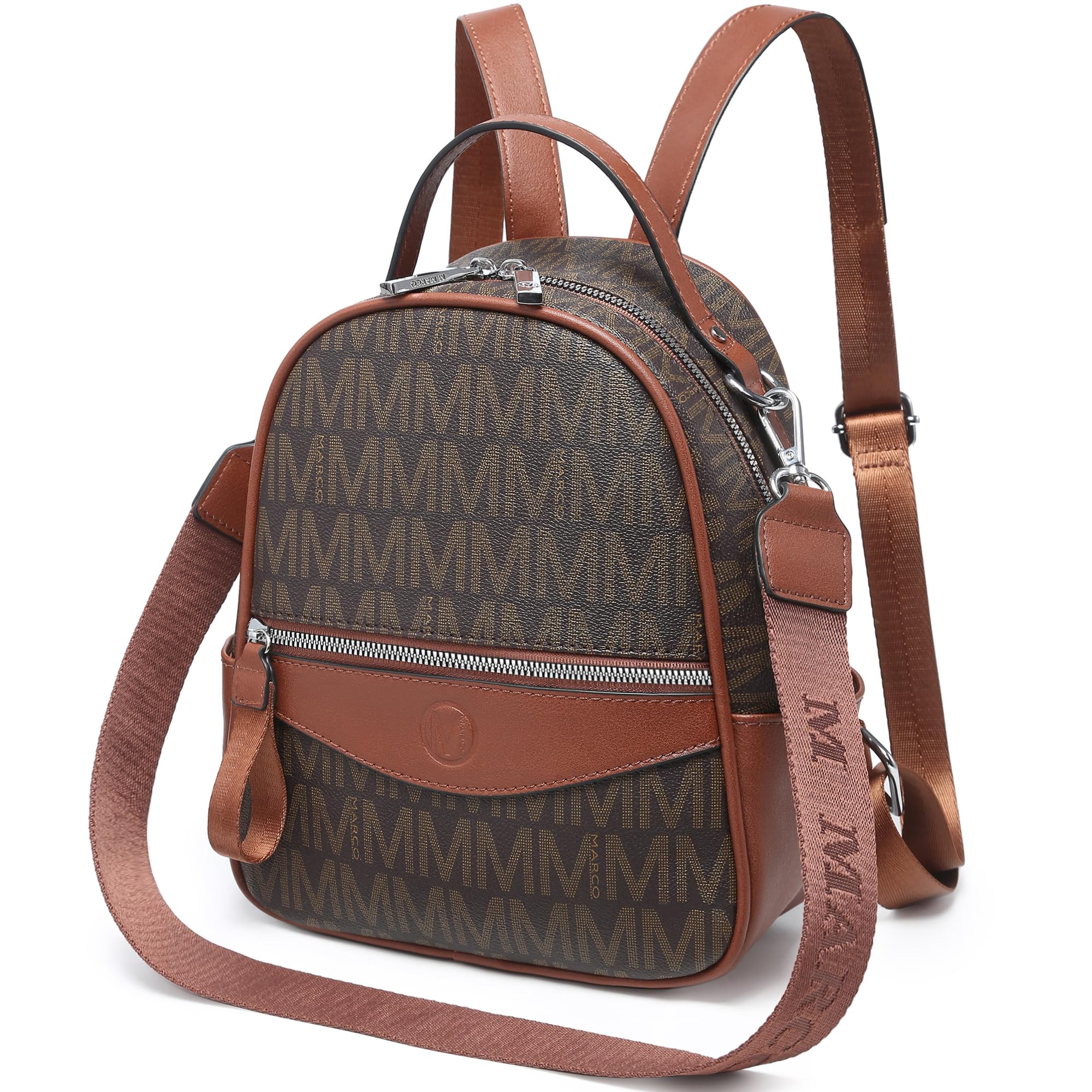 Vansarto Mini Backpack Purse for Women: Multi Pocket Small Backpacks, Ladies Convertible Shoulder Handbags, Designer Tra